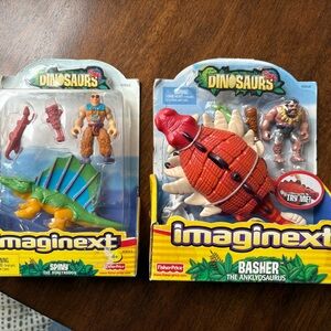 Fisher-Price Imaginext Dinosaurs Spiny and Basher Set
